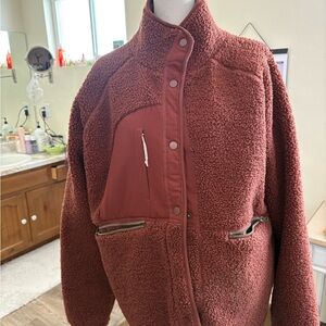 Avalanche Rust Teddy Jacket
